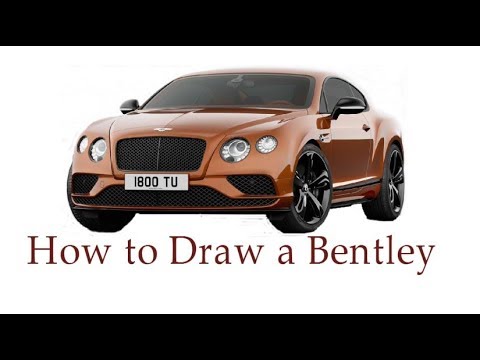 How to Draw a Bentley Continental, How to Draw a Car,  #Kids, #YouTubeKids