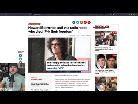 Howard Stern Goes Full Corporate Shill Saying "F Their Freedom," Demands Mandatory Vaccination