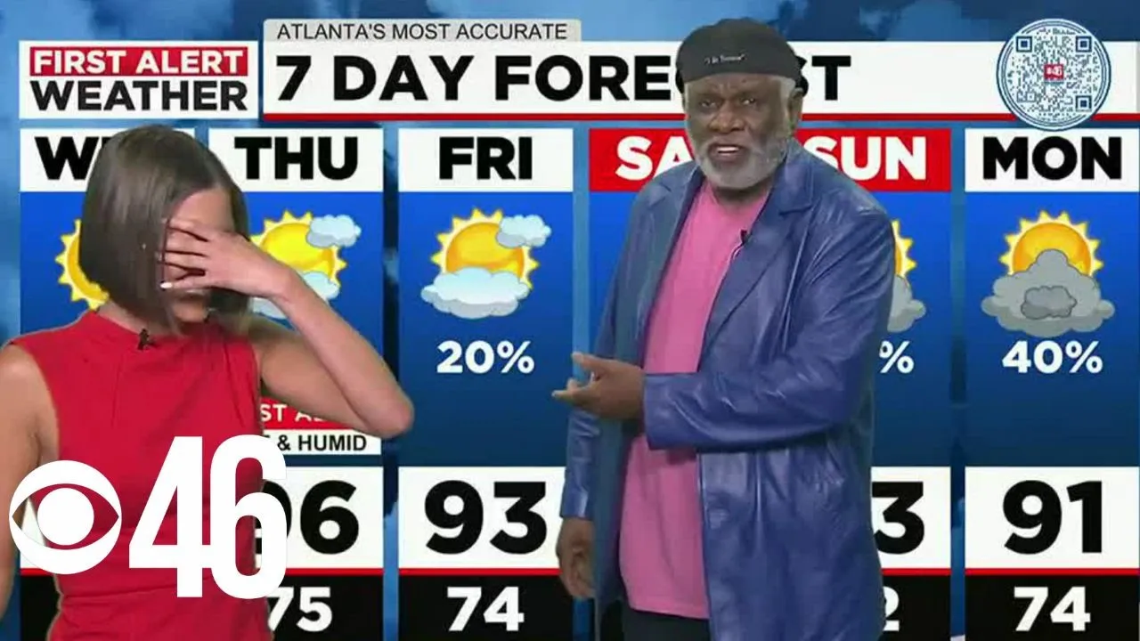 Comedian George Wallace delivers your First Alert forecast