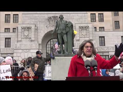 New York State Freedom of Choice Rally, Albany, New York  1/5/22