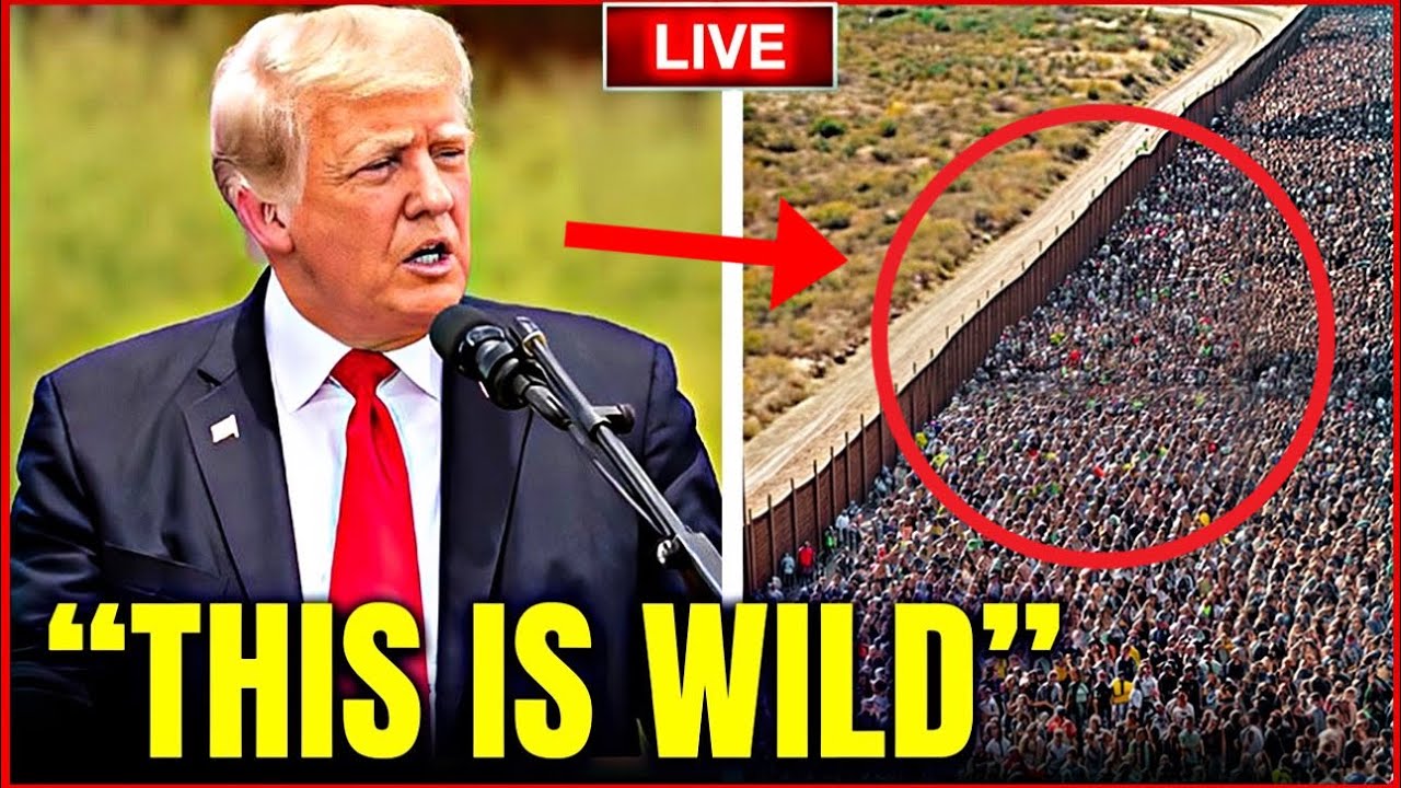 WHOAA!! TRUMP MAKES SURPRISE ANNOUNCEMENT LIVE AT THE BORDER! YOU WON'T BELIEVE THIS..