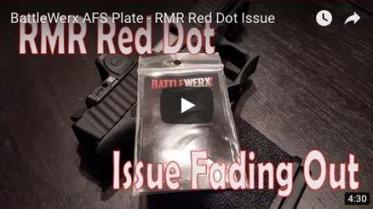 BattleWerx AFS Plate - RMR Red Dot Issue