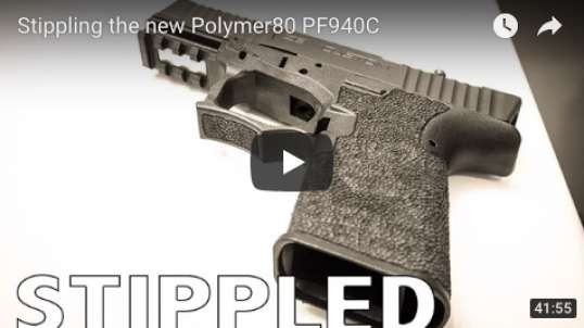 Stippling the new Polymer80 PF940C