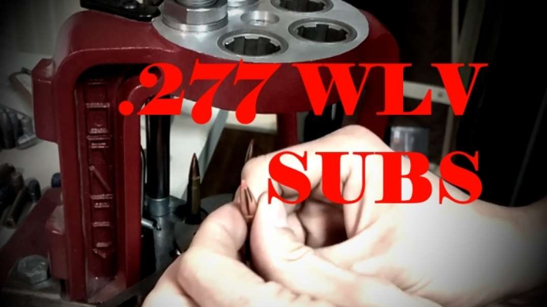 Making .277 Wolverine 150gr Subsonic Loads for 7 Twist 14.5" Barrel Upper