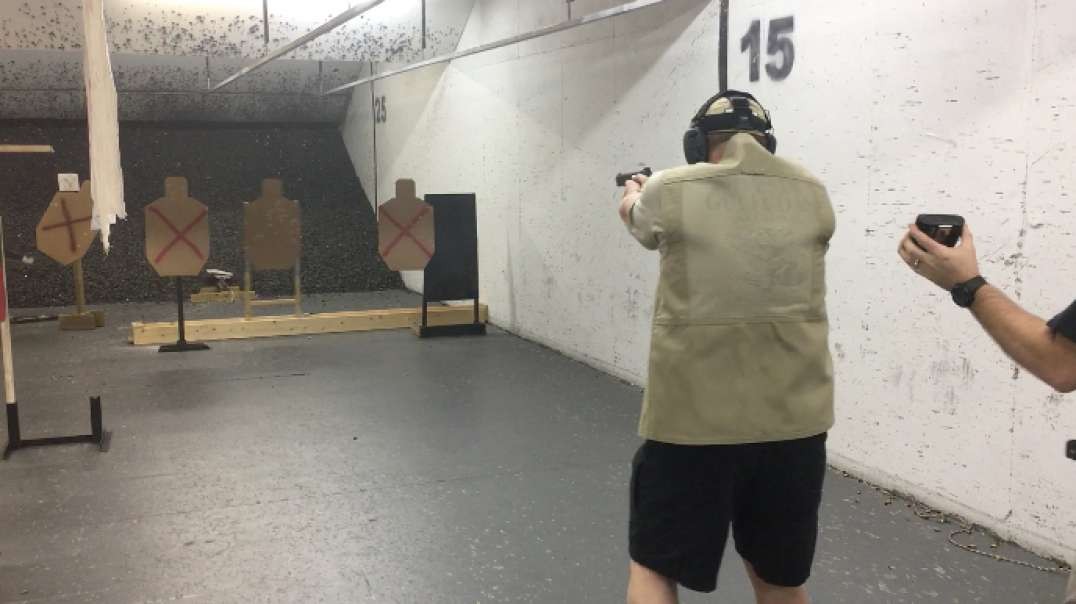 SLIDING MOVER TARGET - Trading Place Range - Tuesday Pistol Match