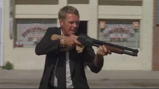 Steve McQueen "The Getaway" High Standard Shotgun .mp4