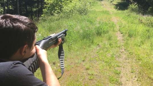 Remington 870 Tactical shoot