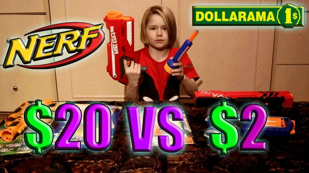 Nerf Vs Dollarama - $20 vs $2