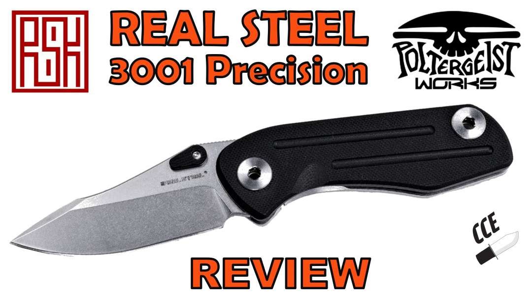 Review Real Steel Knives & Poltergeist: 3001 Precision Frame Lock Folder