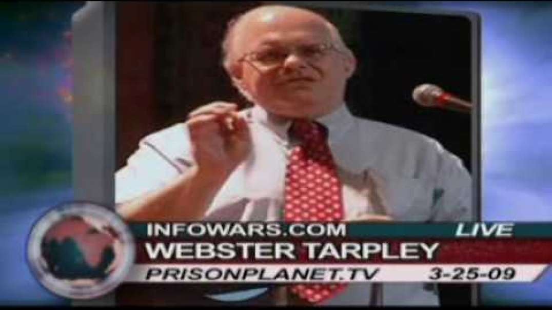 Webster Tarpley on Alex Jones Tv 1/3:Obama's Rise to Godhood Status !!