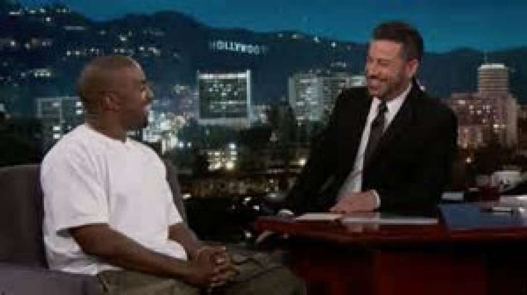 Kanye West Answers Jimmy Kimmel's Trump Question; Apologizes For Slavery Comment In New Interview.mp4
