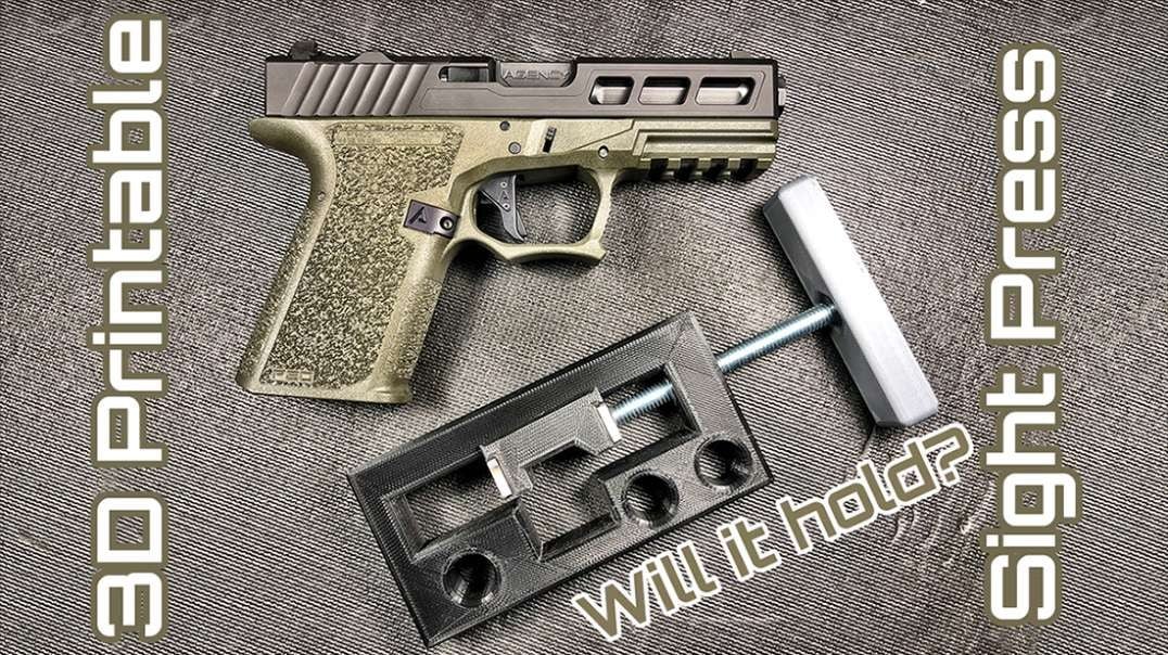 3DPrintable Sight Press - Will it work?
