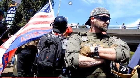 PATRIOT PRAYER/PROUD BOY RALLY Portland Oregon 8/4