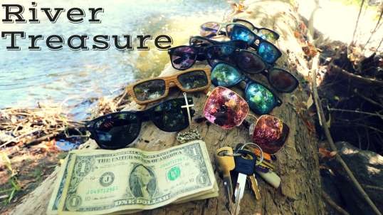 Found Money, Sunglasses, Keys and Jewelry while Snorkeling Popular River