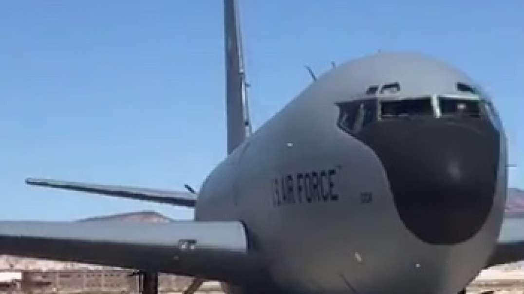 Boeing KC-135 Stratotanker has arrived.