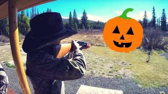 Blasting Pumpkins with Guns!