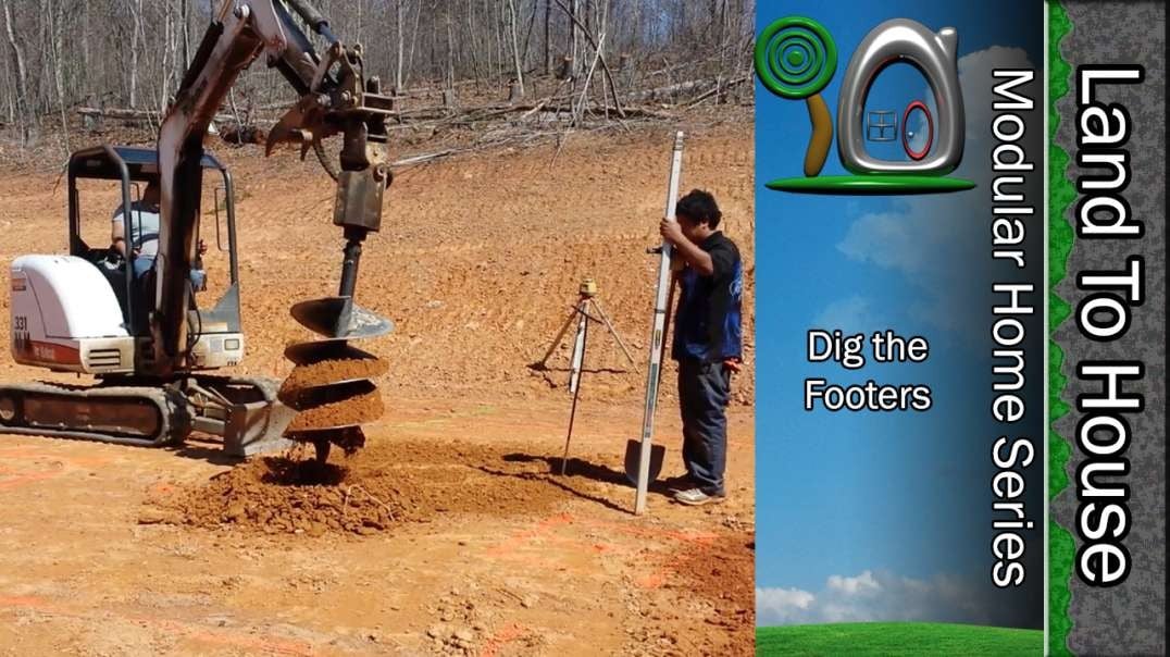 Dig the Footers - Modular Home Install Part 11