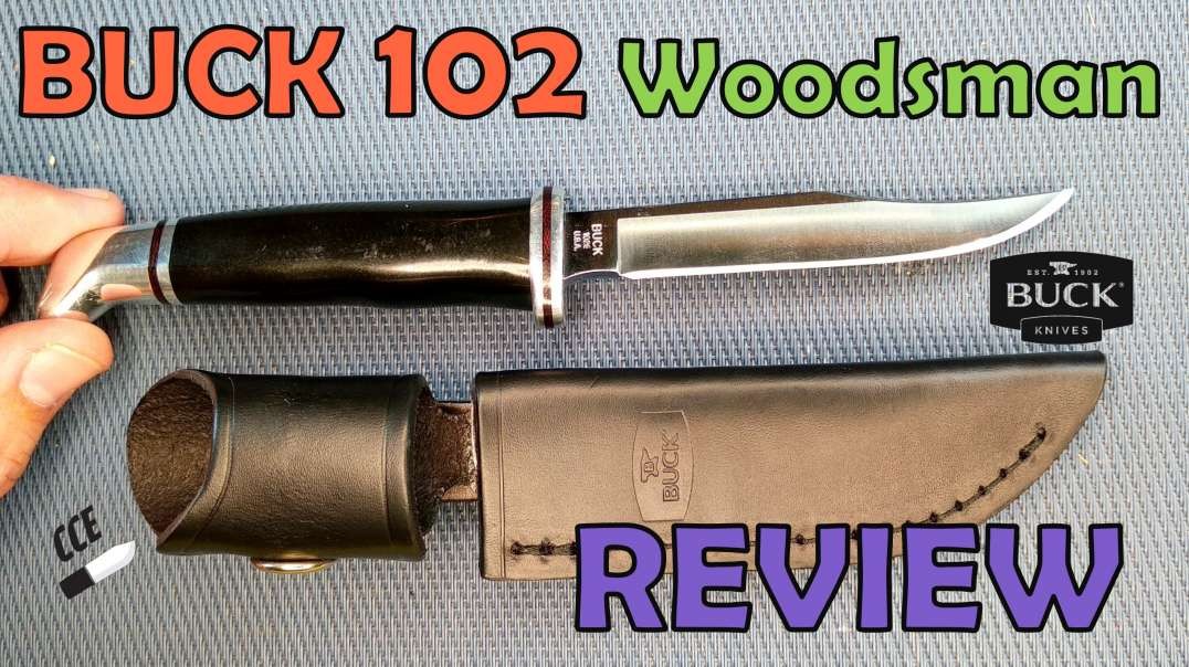 MOST Underrated BUCK Knife?  - Review: BUCK 102 Woodsman