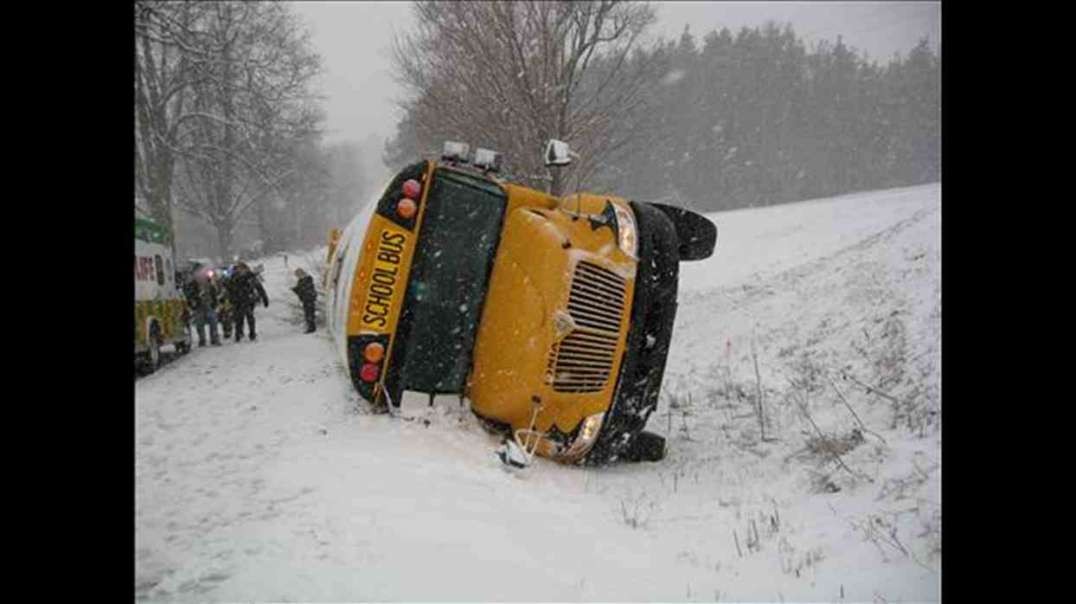 Bus In A Ditch!