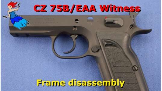 CZ 75B / EAA Witness - Frame Disassembly