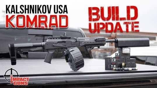 Kalashnikov Komrad Revisited W/ Silencerco Salvo 12