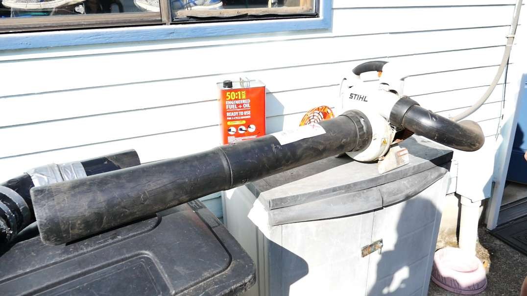 Stihl Gas Power Tool Blower to Vacuum Demo