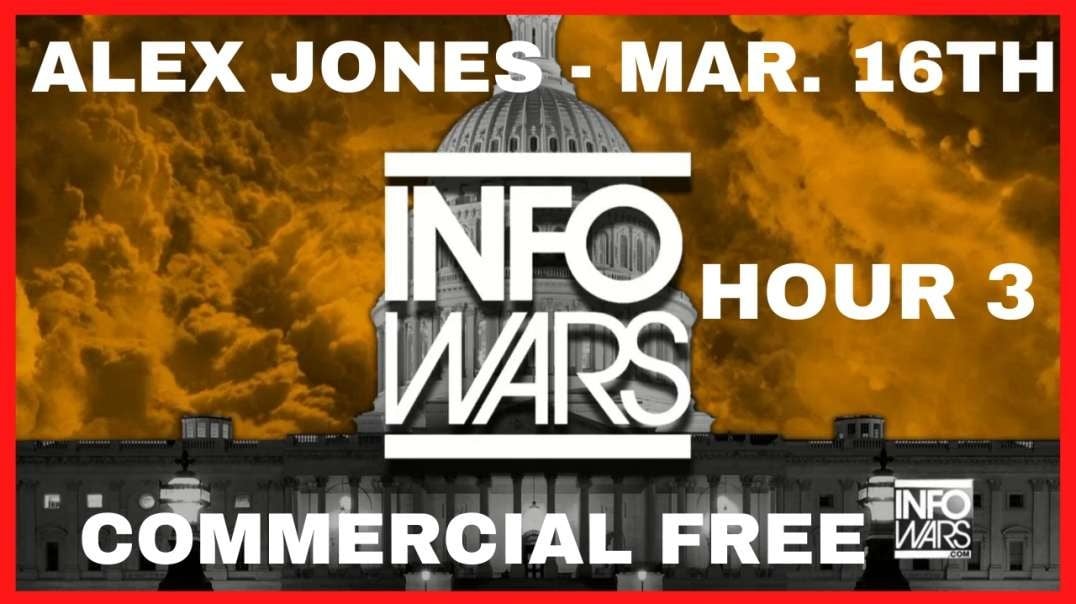 #AlexJonesShow: HR3 #CORONAVIRUS A PLANETARY MARTIAL LAW DRILL TO ESTABLISH WORLD GOVERNMENT