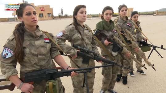 Syryjskie Dziewczyny przeciwko wspieranym przez Zachód terrorystom