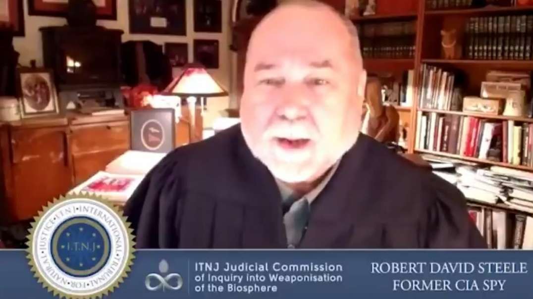 You've to find & kill the people planning the Pandemic before they do it - Robert Steele Ex CIA