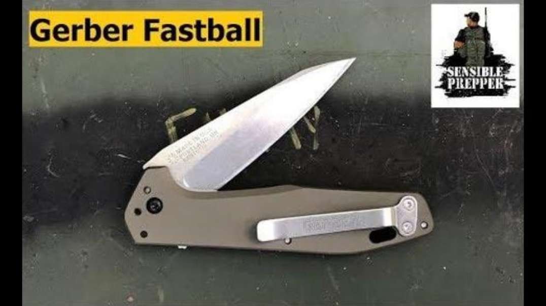 SensiblePrepper EDC Folding Knife Gerber Fastball Made In USA