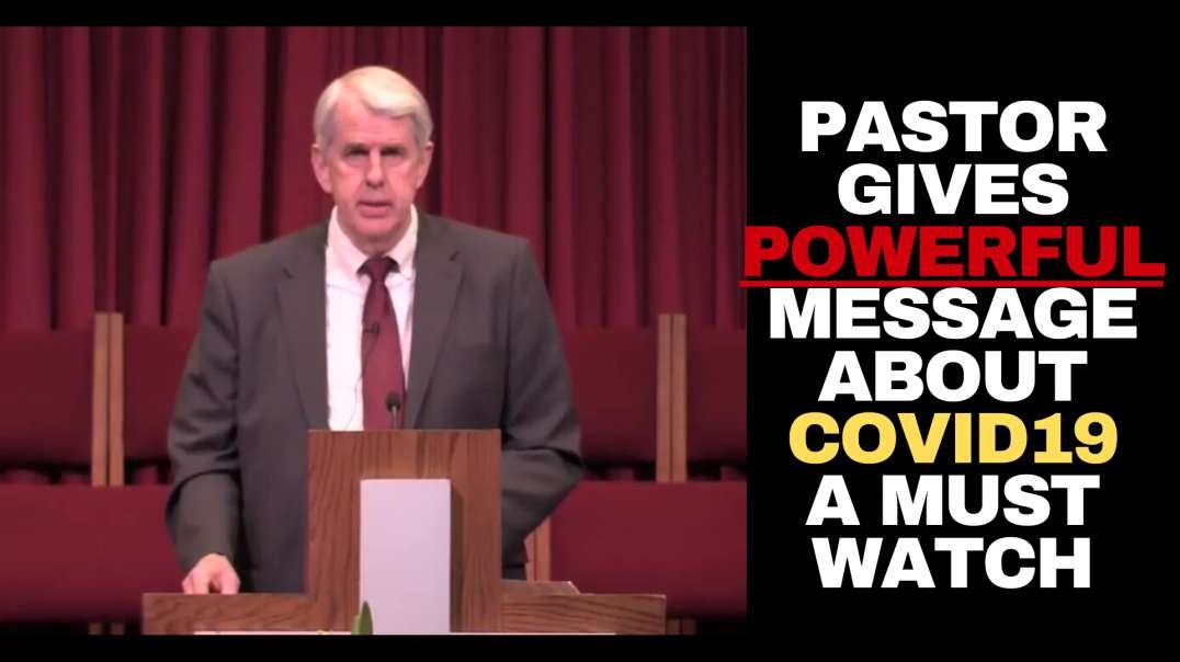 PASTOR GIVES A POWERFUL MESSAGE ABOUT THIS PLANDEMIC! (SHARE!)