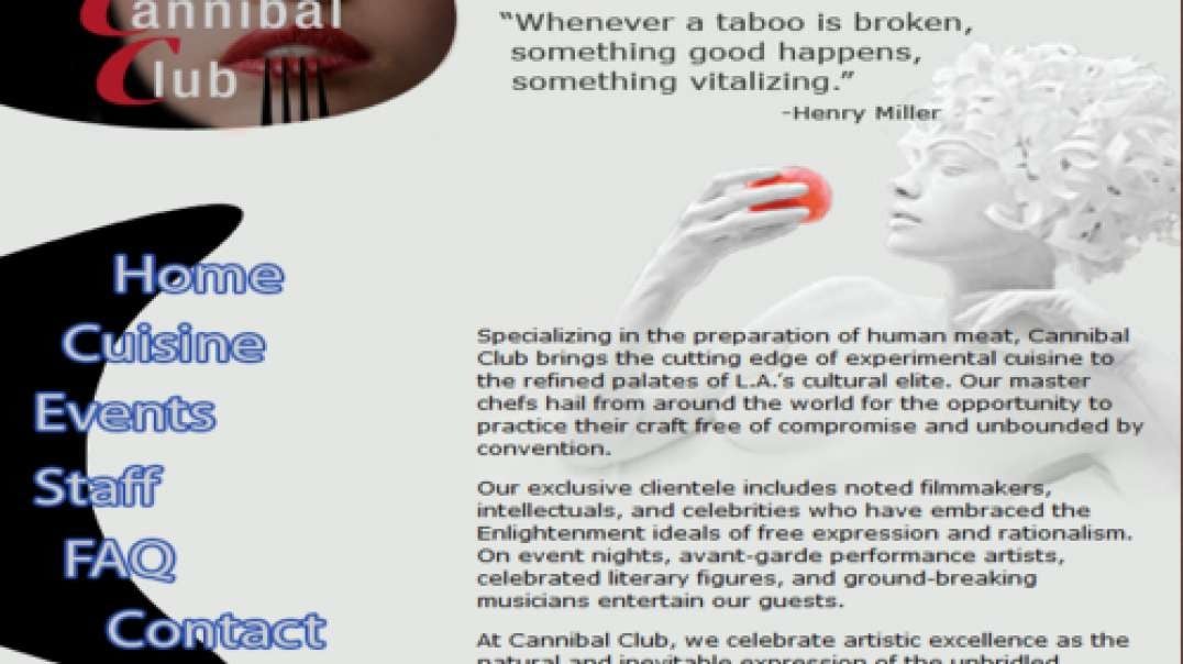 The Cannibal Club Is A Hoax