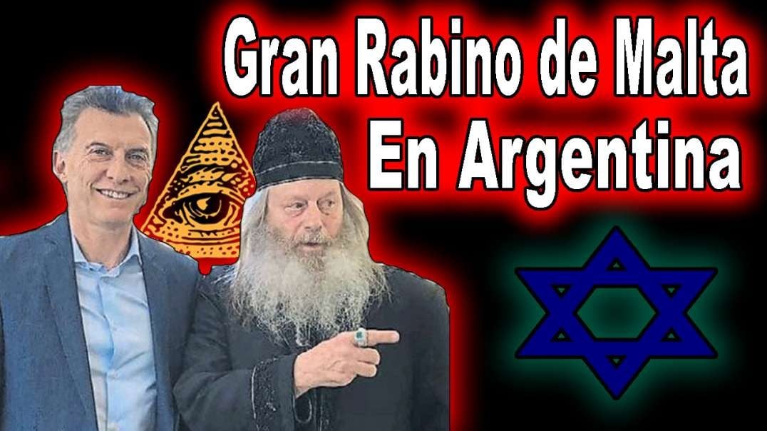 El Gran Rabino de Malta en Argentina