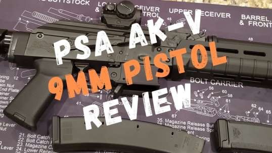 PSA AK-V 9MM MOE SBA3 PISTOL REVIEW | IS IT WORTH THE HYPE?