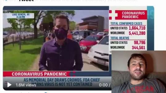 MUST SEE! Passerby Humiliates MSNBC Crew for Their Mask Hypocrisy!