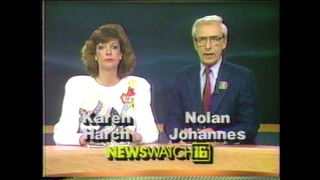 WNEP Channel 16  Full News Broadcast (Karen Harch and Nolan Johannes)   5-5-1988  Newscast Only.mp4