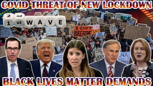 Trump Threatened AUTONOMOUS ZONE Invasion. 2nd Wave Covid & New LockDown. BLM Worldwide MASS Protest