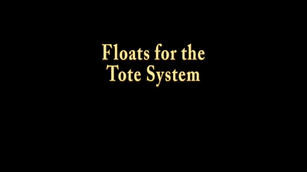 Floats for the Hydroponic Tote System
