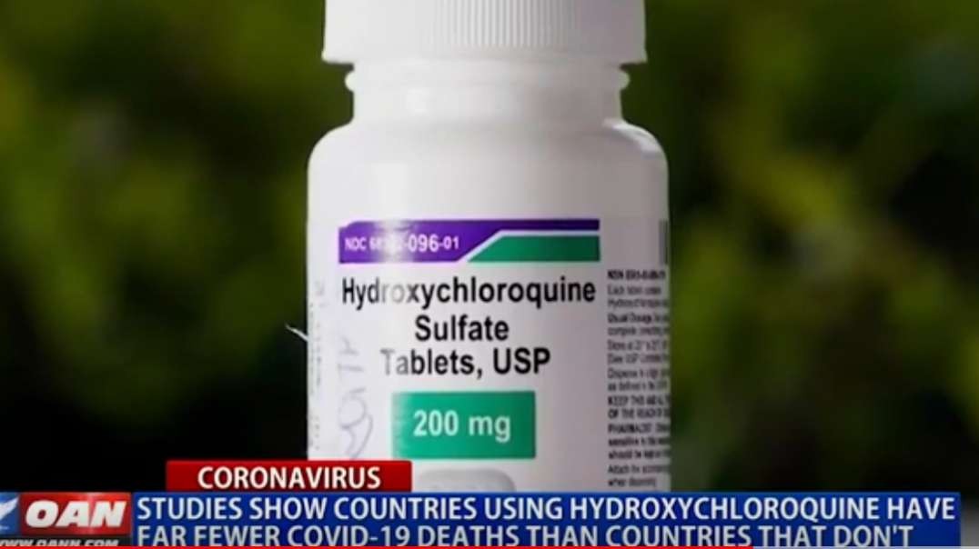 Studies show countries using hydroxychloroquine have far fewer COVID 19 deaths