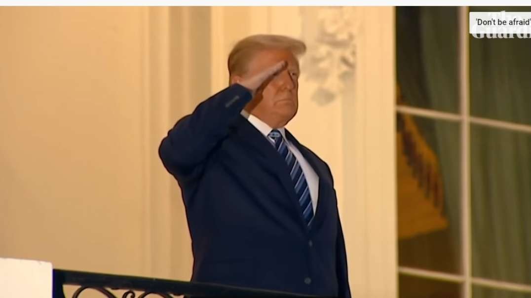 ‘Don't be afraid of it’_ Trump removes mask as he returns to White House_1080p.mp4
