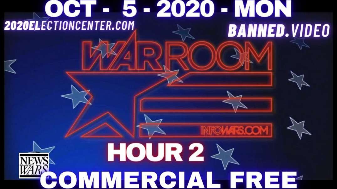 #WarRoomShow HR2: Trump to leave Walter Reed medical and says, "do not fear COVID!"