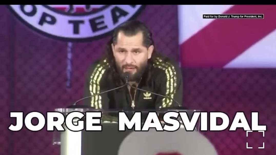 UFC Star Jorge Masvidal Trump Speech