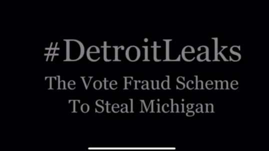 #DetroitLeaks The Vote Fraud Scheme to Steal Michigan