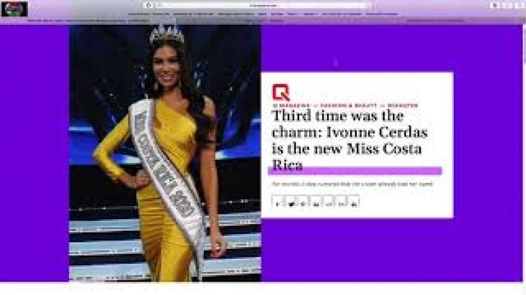 Miss Costa Rica Contest, Don Masks, with Blind Judge, Such Irony