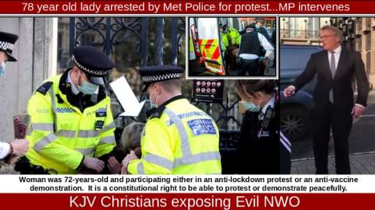 78 year old lady arrested by Met Police for protest...MP intervenes