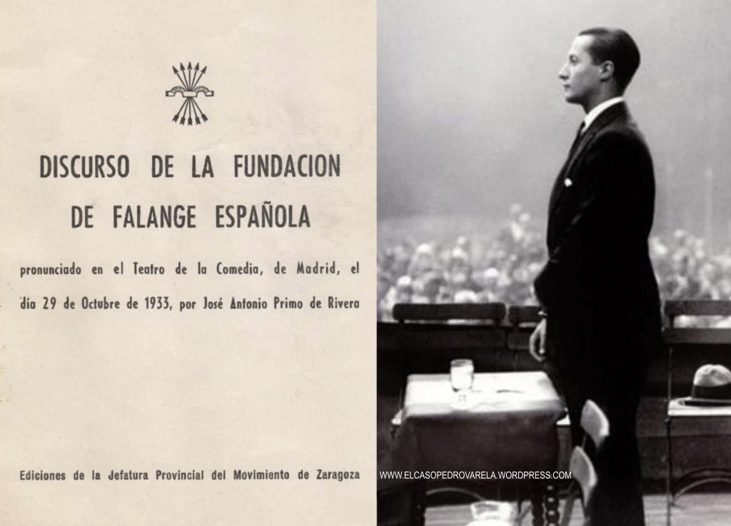 ★ DISCURSO DE JOSÉ ANTONIO PRIMO DE RIVERA | ☞ 29/10/1933 !!