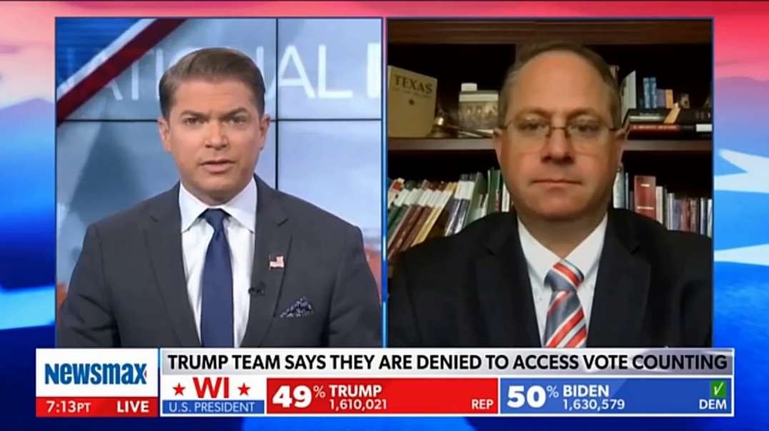 "Voter Fraud Is Taking Place", Chair of the Federal Election Commission Trey Trainor on Newsmax
