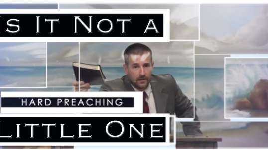 Is It Not a Little One | Steven L. Anderson Preaching