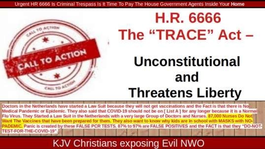 URGENT HR 6666 IS CRIMINAL TRESPASS Is It Time To Pay The House GOVERNMENT AGENTS INSIDE YOUR HOME