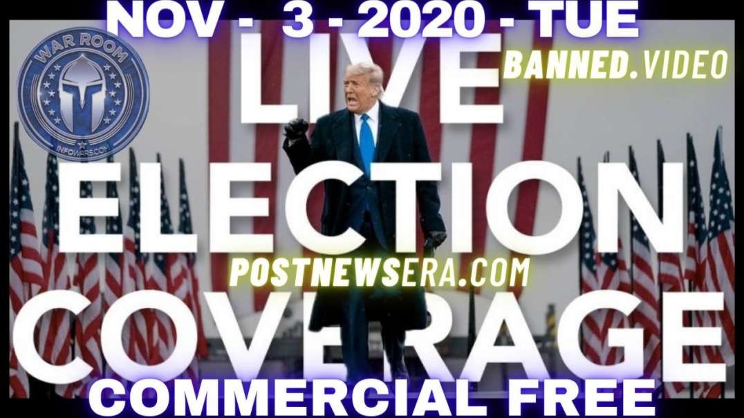 #WarRoomShow Full: Trump Landslide Versus Democrat Steal Is On